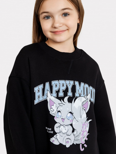 Платье Mark Formelle 157826/22/24078П-7П черный_печать_4_сл_на_пол - фото 5