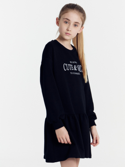 Платье Mark Formelle 157828-1/24-28968П-7 черный_печать_Печать - фото 8