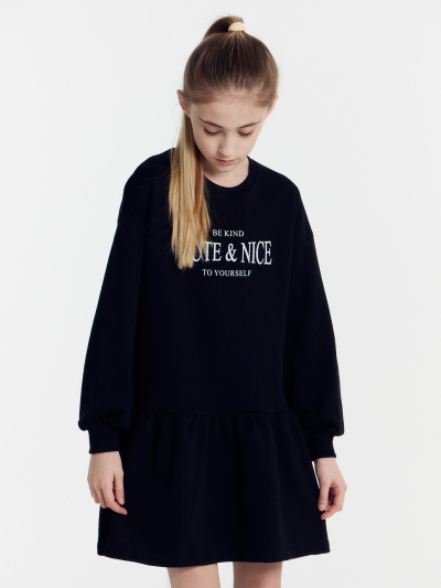 Платье Mark Formelle 157828-1/24-28968П-7 черный_печать_Печать - фото 2