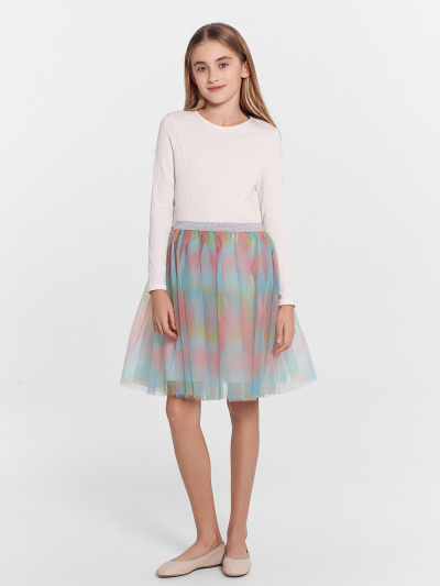 Платье Mark Formelle 157829/22/ОБР25125П-16 молочный_радуга_010.2_Сублимация_полотна - фото 1