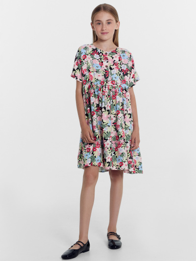 Платье Mark Formelle 157832/24-29847П-9 цветы_на_черном - фото 4