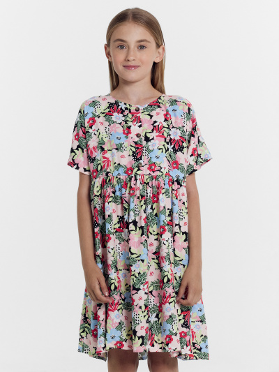 Платье Mark Formelle 157832/24-29848П-9 цветы_на_черном - фото 4