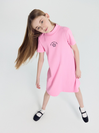 Платье Mark Formelle 157833/24-25722П-1 розовый_печать_2_сл_на_пол - фото 3