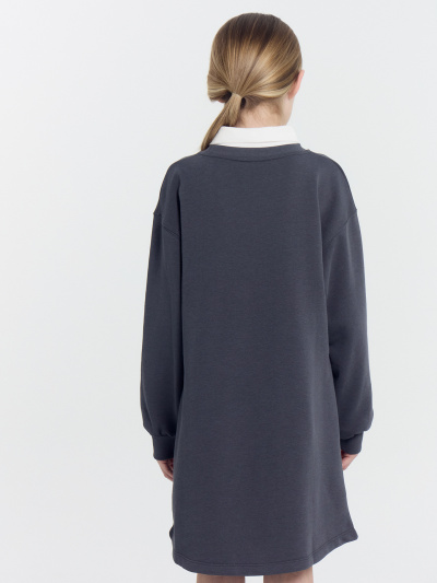 Платье Mark Formelle 157836/22/25613П-7 графит_печать_3_сл_на_пол - фото 8