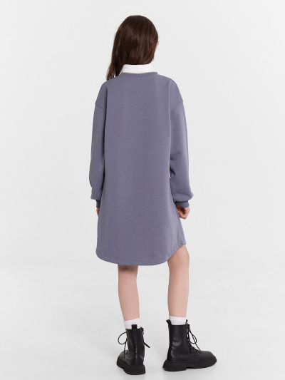 Платье Mark Formelle 157836/24-31102П-7 серебро_печать_3_сл_на_пол - фото 3