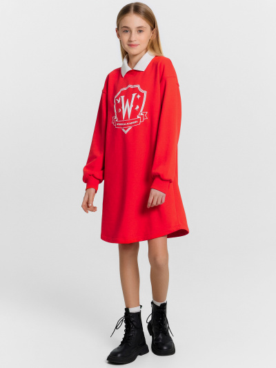 Платье Mark Formelle 157836/24-31102П-7 я.красный_печать_2_сл_на_пол - фото 5