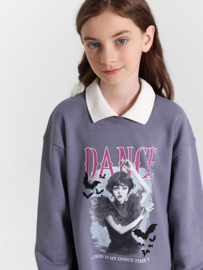 Платье Mark Formelle 157836/24-31103П-7 серебро_печать_3_сл_на_пол - фото 2