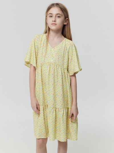 Платье Mark Formelle 157837/24-26692П-9 цветы_на_желтом - фото 8