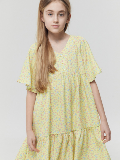 Платье Mark Formelle 157837/24-26692П-9 цветы_на_желтом - фото 5