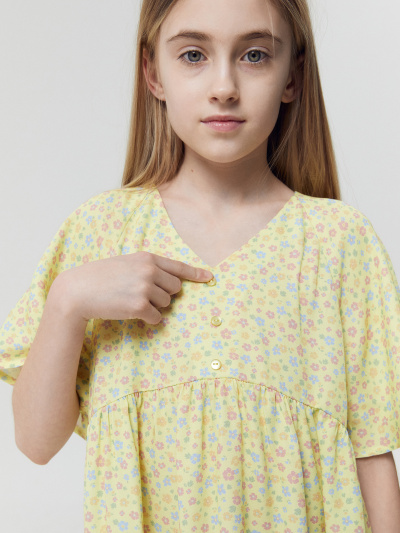 Платье Mark Formelle 157837/24-26692П-9 цветы_на_желтом - фото 6