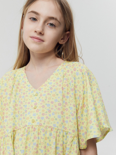 Платье Mark Formelle 157837/24-26692П-9 цветы_на_желтом - фото 7