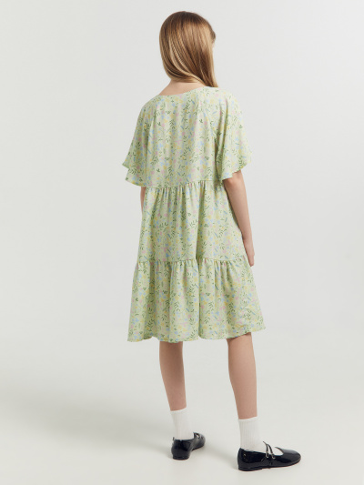 Платье Mark Formelle 157837/24-26692П-9 цветы_на_св.зеленом - фото 3