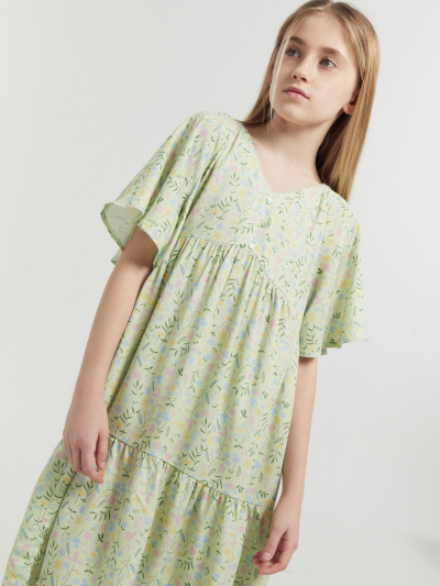 Платье Mark Formelle 157837/24-26693П-9 цветы_на_св.зеленом - фото 6