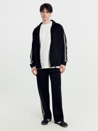 Брюки Mark Formelle 181251/22/3426Ц-2 черный_св.молочный - фото 4