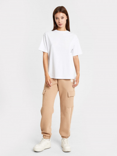 Брюки Mark Formelle 182414-1/22/25595П-7П св.тауп_печать_Печать - фото 1