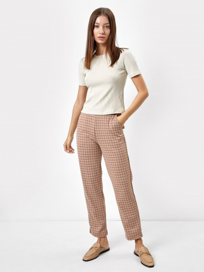 Брюки Mark Formelle 182436/22/19506П-4 персиковая_лапка_на_жемчужном - фото 1