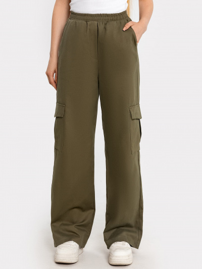 Брюки Mark Formelle 182447/22/19713Ц-9 т.оливковый - фото 4