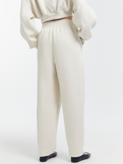 Брюки Mark Formelle 182501/22/25576П-7П белый_песок_печать_3_сл_на_ЛВ_дет_3_сл_на_ПР_дет - фото 4