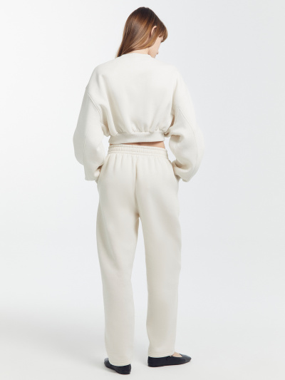 Брюки Mark Formelle 182501/22/25576П-7П белый_песок_печать_3_сл_на_ЛВ_дет_3_сл_на_ПР_дет - фото 5