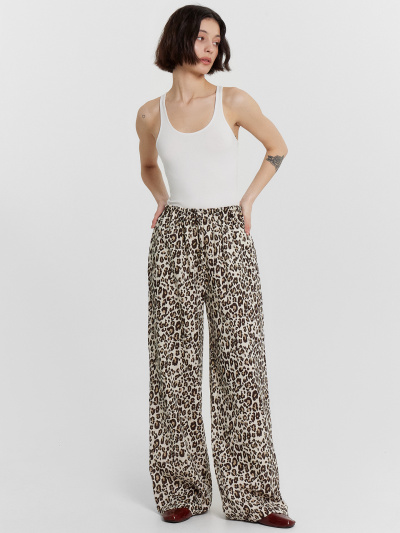 Брюки Mark Formelle 182511/24-32453П-9 крупный_леопард - фото 3