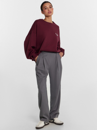 Брюки Mark Formelle 182517/24-30017Ц-9 полоска_на_сером - фото 4