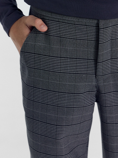 Брюки Mark Formelle 183378/22/23419П-9 серая_клетка - фото 4