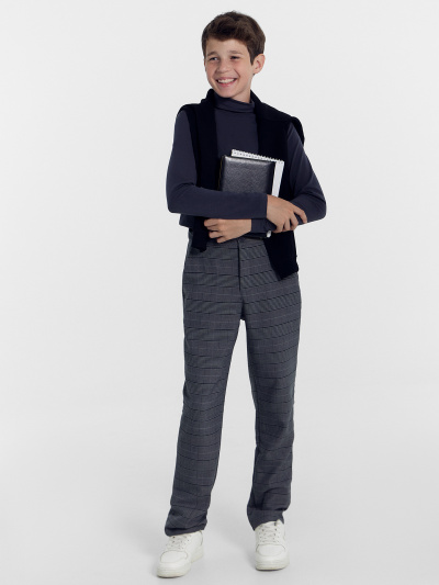 Брюки Mark Formelle 183378/22/23420П-9 серая_клетка - фото 1