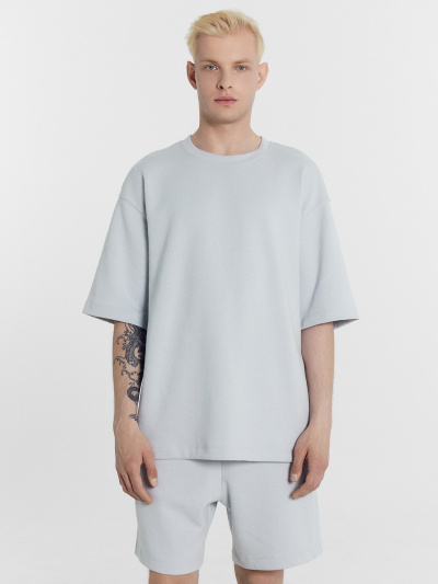 Футболка, шорты Mark Formelle 191024/24-3669Ц-2 туман - фото 7