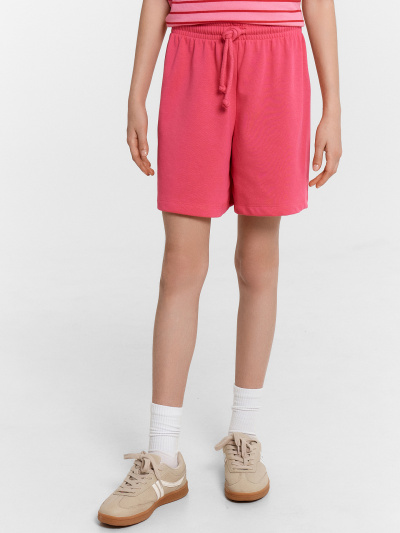 Футболка, шорты Mark Formelle 197728/24-33068ПП-7 полоска_на_розовом_саше_маджента_3_сл_на_пол - фото 7