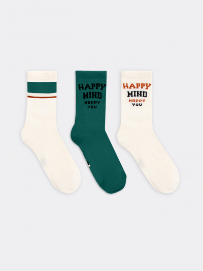 Носки Mark Formelle 217A-2534/233217A-1 я.малахит_лёд_молочный_рис.2534 - фото 3