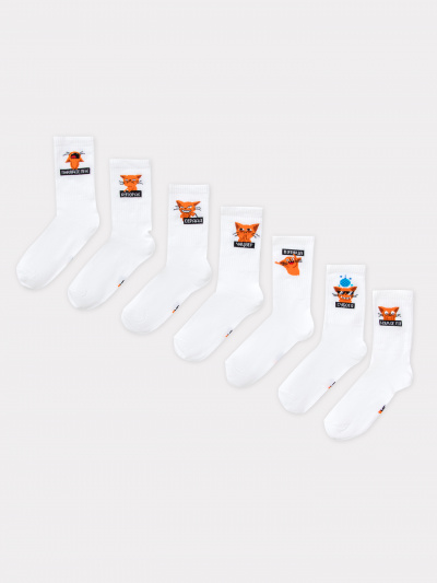 Носки Mark Formelle 217G-2663/237217G белый_7_рис.2663 - фото 2