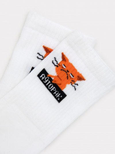 Носки Mark Formelle 217K-2665/23217K-1 белый_рис.2665 - фото 3