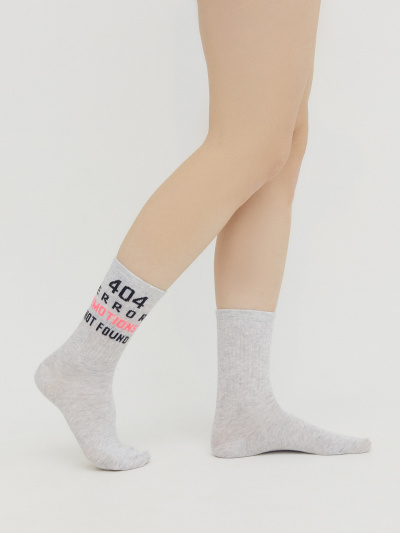 Носки Mark Formelle 217K-2691/24217K св.серый_меланж_рис.2691 - фото 1