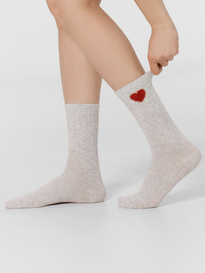 Носки Mark Formelle 217K-2870/24217K св.серый_меланж_рис.2870 - фото 6