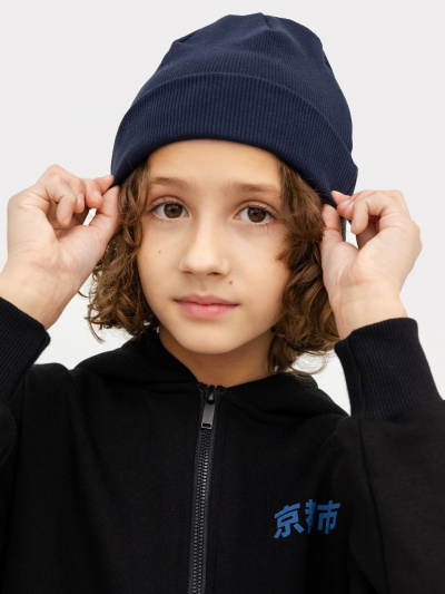 Шапка Mark Formelle 227006/24-27264Ц-1 темно_синий - фото 4