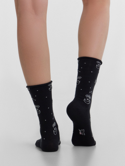 Носки Mark Formelle 245K-3057/24245K черный_рис.3057 - фото 3