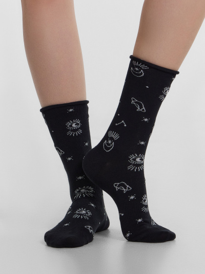 Носки Mark Formelle 245K-3057/24245K черный_рис.3057 - фото 4