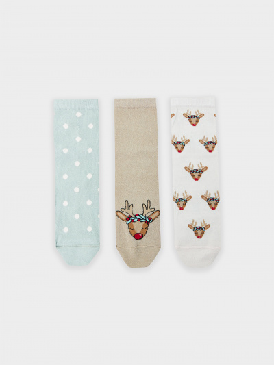 Носки Mark Formelle 273A-2609/233273A-1 капучино_св.оливка_зефирный_рис.2609 - фото 2