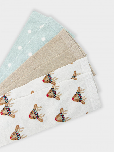 Носки Mark Formelle 273A-2609/233273A-1 капучино_св.оливка_зефирный_рис.2609 - фото 3