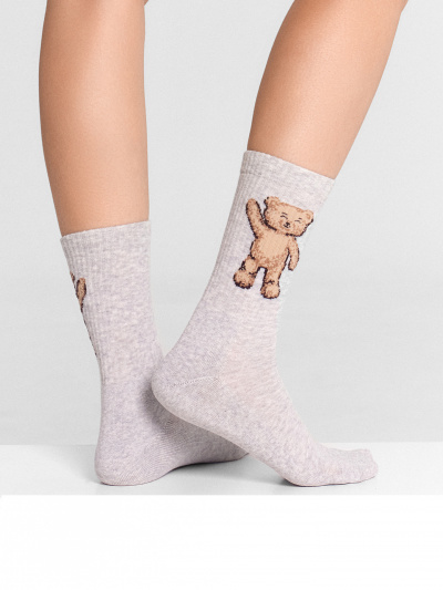 Носки Mark Formelle 287A-2530/233287A св.серый_меланж_3_рис.2530 - фото 2