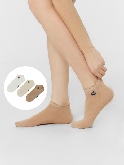 Носки Mark Formelle 3004A-1982/2233004A капучино_нюдовый_молочный_рис.1982 - фото 1