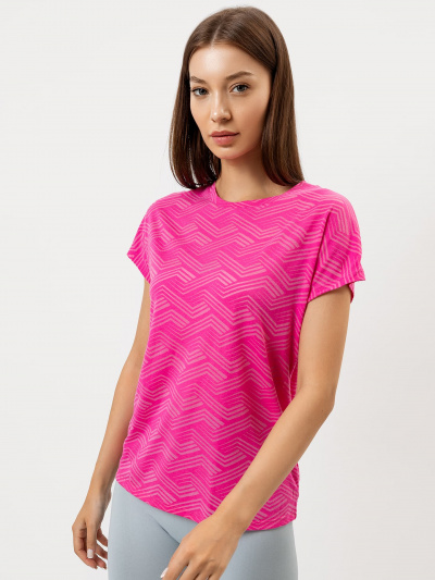 Футболка Mark Formelle 302637/22/21002П-8 геометрия_на_розовом - фото 1