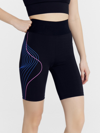 Шорты Mark Formelle 332353/24-26169П-2 черный_печать_2_сл_ПР_пер_зад_дет_1_сл_ЛВ_пер_зад_д - фото 9