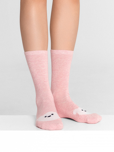 Носки Mark Formelle 392A-2526/243392A розовый_мел._бежевый_мел._серый_мел._рис.2526 - фото 3