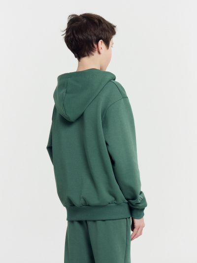 Брюки, худи Mark Formelle 393347/Ф22/25179П-7 темная_зелень_печать_1_сл_на_пол_1сл_на_ПР_рук_1сл - фото 4