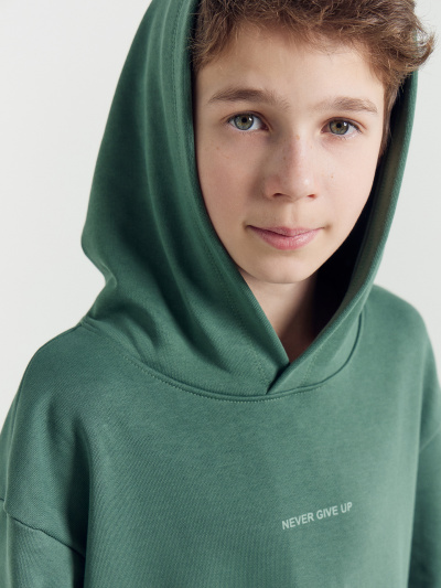 Брюки, худи Mark Formelle 393347/Ф22/25179П-7 темная_зелень_печать_1_сл_на_пол_1сл_на_ПР_рук_1сл - фото 6