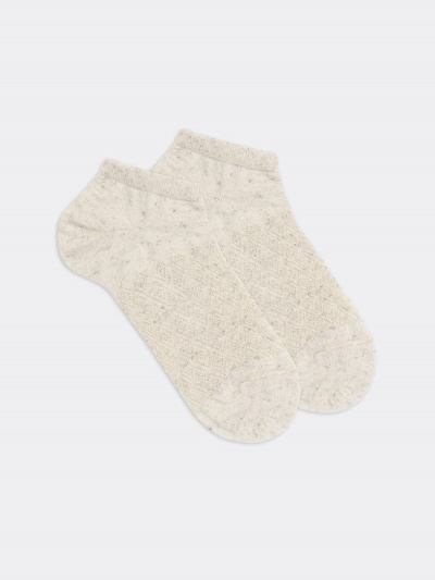 Носки Mark Formelle 395K-1978/22395K кремовый_лен_рис.1978 - фото 3