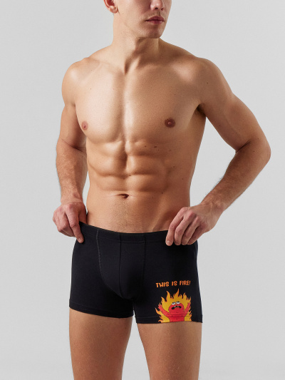 Трусы Mark Formelle 411134/24-4473П-5 черный_печать3 - фото 6