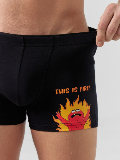 Трусы Mark Formelle 411134/24-4473П-5 черный_печать3 - фото 7