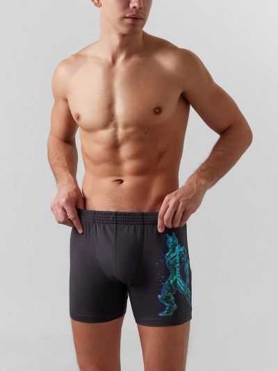 Трусы Mark Formelle 411143/25-4875П-5 обсидиан_печать_3_сл_на_ЛВ_пер_дет - фото 3